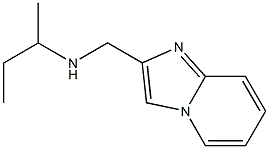 butan-2-yl({imidazo[1,2-a]pyridin-2-ylmethyl})amine Struktur