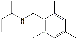 butan-2-yl[1-(2,4,6-trimethylphenyl)ethyl]amine Struktur