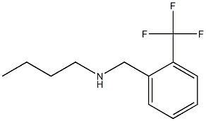 butyl({[2-(trifluoromethyl)phenyl]methyl})amine Struktur