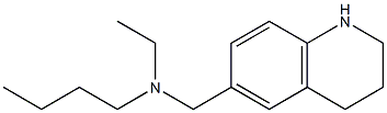 butyl(ethyl)(1,2,3,4-tetrahydroquinolin-6-ylmethyl)amine Struktur