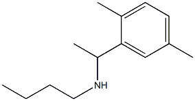 butyl[1-(2,5-dimethylphenyl)ethyl]amine Struktur