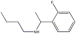 butyl[1-(2-fluorophenyl)ethyl]amine Struktur