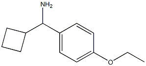 cyclobutyl(4-ethoxyphenyl)methanamine Struktur