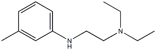 diethyl({2-[(3-methylphenyl)amino]ethyl})amine Struktur