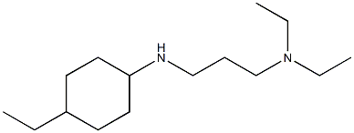 diethyl({3-[(4-ethylcyclohexyl)amino]propyl})amine Struktur