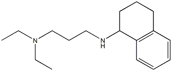 diethyl[3-(1,2,3,4-tetrahydronaphthalen-1-ylamino)propyl]amine Struktur