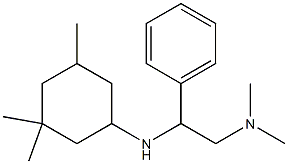 dimethyl({2-phenyl-2-[(3,3,5-trimethylcyclohexyl)amino]ethyl})amine Struktur