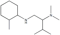 dimethyl({3-methyl-1-[(2-methylcyclohexyl)amino]butan-2-yl})amine Struktur