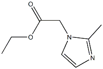 ethyl 2-(2-methyl-1H-imidazol-1-yl)acetate Struktur