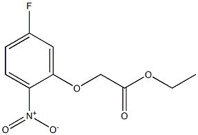 ethyl 2-(5-fluoro-2-nitrophenoxy)acetate Struktur