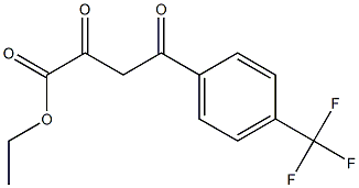 ethyl 2,4-dioxo-4-[4-(trifluoromethyl)phenyl]butanoate Struktur