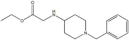 ethyl 2-[(1-benzylpiperidin-4-yl)amino]acetate Struktur