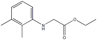 ethyl 2-[(2,3-dimethylphenyl)amino]acetate Struktur