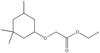 ethyl 2-[(3,3,5-trimethylcyclohexyl)oxy]acetate Struktur