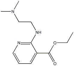 ethyl 2-{[2-(dimethylamino)ethyl]amino}pyridine-3-carboxylate Struktur