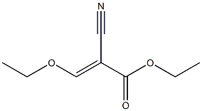 ethyl 2-cyano-3-ethoxyprop-2-enoate Struktur