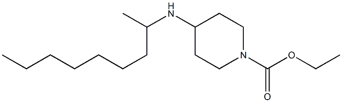 ethyl 4-(nonan-2-ylamino)piperidine-1-carboxylate Struktur