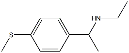 ethyl({1-[4-(methylsulfanyl)phenyl]ethyl})amine Struktur