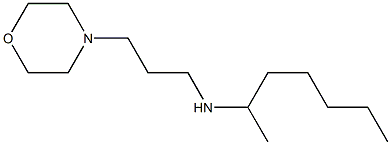 heptan-2-yl[3-(morpholin-4-yl)propyl]amine Struktur