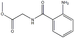 methyl [(2-aminobenzoyl)amino]acetate Struktur