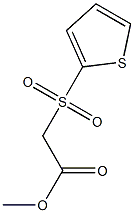 methyl 2-(thiophene-2-sulfonyl)acetate Struktur