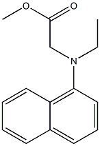 methyl 2-[ethyl(naphthalen-1-yl)amino]acetate Struktur