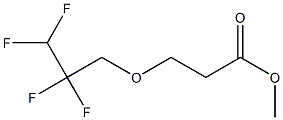 methyl 3-(2,2,3,3-tetrafluoropropoxy)propanoate Struktur