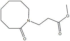 methyl 3-(2-oxoazocan-1-yl)propanoate Struktur