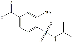 methyl 3-amino-4-(propan-2-ylsulfamoyl)benzoate Struktur