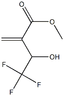 methyl 4,4,4-trifluoro-3-hydroxy-2-methylidenebutanoate Struktur