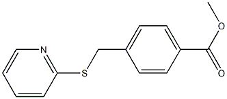 methyl 4-[(pyridin-2-ylsulfanyl)methyl]benzoate Struktur