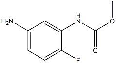 methyl N-(5-amino-2-fluorophenyl)carbamate Struktur