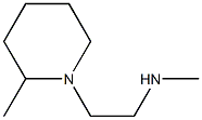 methyl[2-(2-methylpiperidin-1-yl)ethyl]amine Struktur