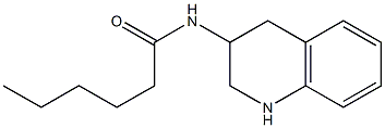 N-(1,2,3,4-tetrahydroquinolin-3-yl)hexanamide Struktur