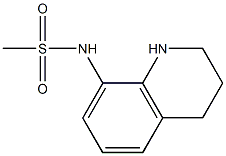 N-(1,2,3,4-tetrahydroquinolin-8-yl)methanesulfonamide Struktur