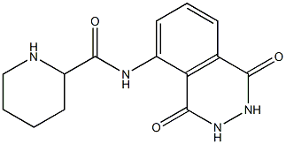 N-(1,4-dioxo-1,2,3,4-tetrahydrophthalazin-5-yl)piperidine-2-carboxamide Struktur