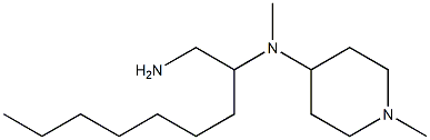 N-(1-aminononan-2-yl)-N,1-dimethylpiperidin-4-amine Struktur