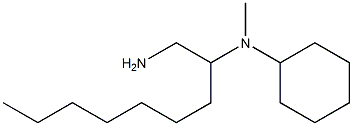 N-(1-aminononan-2-yl)-N-methylcyclohexanamine Struktur