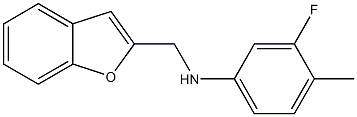 N-(1-benzofuran-2-ylmethyl)-3-fluoro-4-methylaniline Struktur