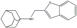 N-(1-benzofuran-2-ylmethyl)adamantan-1-amine Struktur