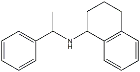 N-(1-phenylethyl)-1,2,3,4-tetrahydronaphthalen-1-amine Struktur