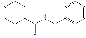 N-(1-phenylethyl)piperidine-4-carboxamide Struktur