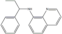 N-(1-phenylpropyl)quinolin-8-amine Struktur