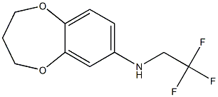 N-(2,2,2-trifluoroethyl)-3,4-dihydro-2H-1,5-benzodioxepin-7-amine Struktur