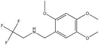 N-(2,2,2-trifluoroethyl)-N-(2,4,5-trimethoxybenzyl)amine Struktur