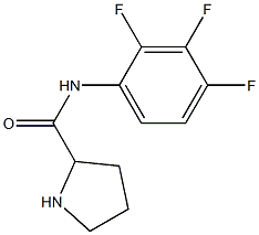 N-(2,3,4-trifluorophenyl)pyrrolidine-2-carboxamide Struktur