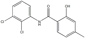 N-(2,3-dichlorophenyl)-2-hydroxy-4-methylbenzamide Struktur