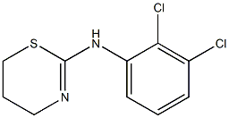 N-(2,3-dichlorophenyl)-5,6-dihydro-4H-1,3-thiazin-2-amine Struktur