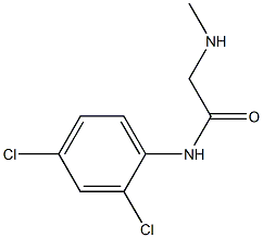 N-(2,4-dichlorophenyl)-2-(methylamino)acetamide Struktur