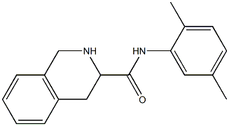 N-(2,5-dimethylphenyl)-1,2,3,4-tetrahydroisoquinoline-3-carboxamide Struktur